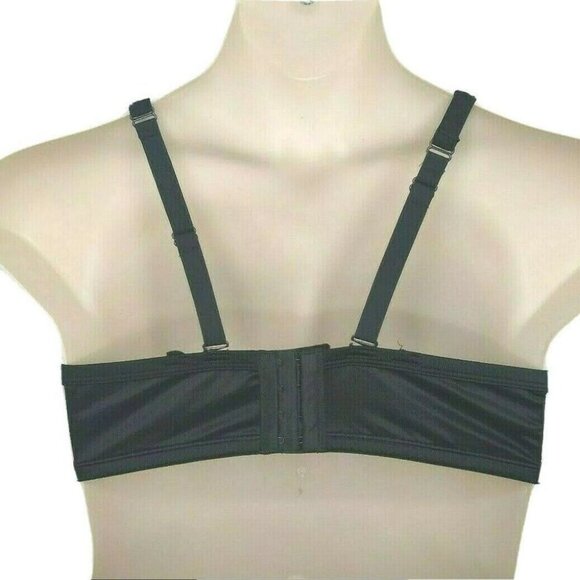 Cacique Lane Bryant Womens Smooth T Shirt Bra Convertible Strap 46C Black NEW - Picture 8 of 10